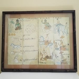 "The Dog" Siamese horoscope Brahma Jati print